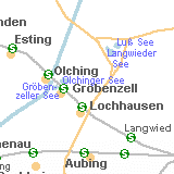Der Olchinger See zwischen Gröbenzell und Olching